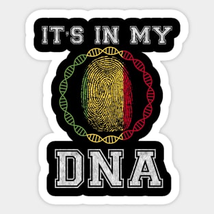 Mali  It's In My DNA - Gift for Malian From Mali Sticker